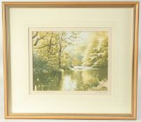 Terry Bailey (b. 1941) British, 'On the Fowey at Respryn', watercolour, signed, 8