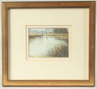 Peter Toms (b. 1940) British, 'Tiddlers for the Jar', watercolour, signed, 2.75