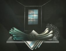 Mario Avati, 'Le Printemps en Hiver', mezzotint, signed and inscribed in pencil, 9