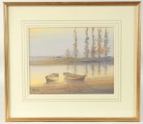 Peter Toms (b. 1940) British, 'One Still Evening', watercolour, signed, 8