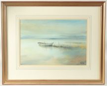 Peter Toms (b. 1940) British, 'Twilight', watercolour, signed, 9.5