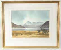 Dennis Rothwell Bailey (b. 1933) British, 'Ennerdale'. Watercolour, signed, 10