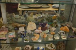 A good collection of mineral samples, crystals etc.