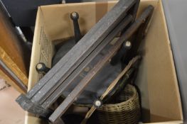 Baskets, cloths rail etc.