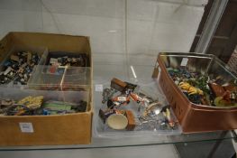 Various military figures and accessories.