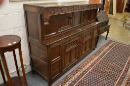 A good 18th century oak court cupboard.