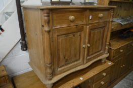 A pine chiffonier.
