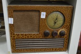 An old radio.