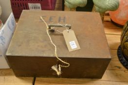 A strong box with alarm.