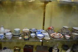 A good collection of Chinese and Japanese porcelain (some faults).