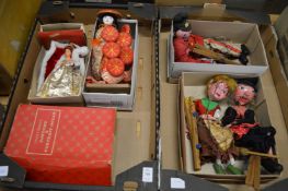 A Peggy Nisbet collectors doll model VR/319 with original box together with Pelham puppets etc.