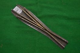 A souvenir of Chemin de fur du Nord, modelled as a piece of train track.