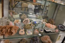 A good collection of mineral samples, crystals etc.