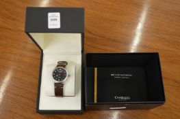 Christopher Ward, a boxed gentleman's wrist watch.
