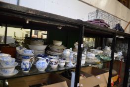 A large quantity of decorative tea ware, dinner ware and other china.