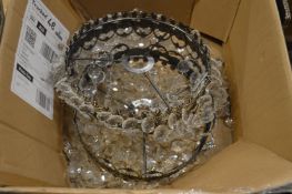 Two decorative light fittings.