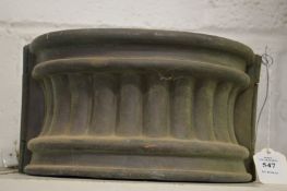 An early hinged copper food mould.