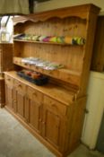 Large pine dresser.