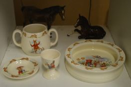 Royal Doulton Bunnykins and other collectable china.