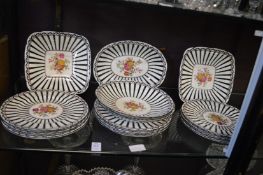 Stylish Coalport dessert service.