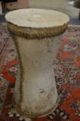 A good African double ended drum.