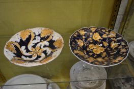 Two Continental gilt decorated porcelain bowls.