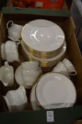 Royal Doulton Gold Concord dinnerware and other china.