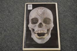Damien Hirst, For the Love of God, the making of a diamond skull, hard bound book with dust