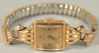 A LADIES MOERIS WRISTWATCH.
