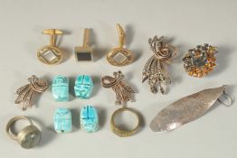 A BAG OF BIJOUTERIE.