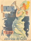 After Jules Cheret, a poster of 'Quinquina Dubonnet', lithograph, 28