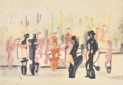 A group of five Ganymed prints after Moore, David Jones and Nicholson etc, (5).