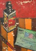 Leon Gaschia (1903-1991) French, a still life with a letter and ink bottle, oil on canvas, signed,