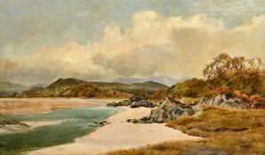 James Peel (1811-1906) British, A coastal scene, signed and indistinctly inscribed verso, 22.75