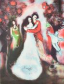 Raya (1936-2022) Alain Raya-Sorkine, a lithograph of a scene of a marriage, signed and numbered 85/