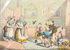 Henry Heath (19th Century), 'Multiplication', hand-coloured print, 8