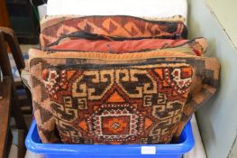 Kilim cushions and cushion covers.