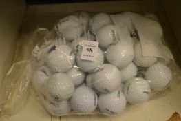 A bag of golf balls.