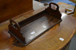 A Regency rosewood book trough.