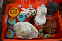 A small Doulton jug and other collectable china.