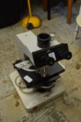 A Leitz electronic microscope.