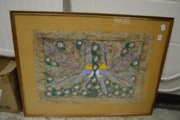 Two colourful paintings depicting exotic birds.