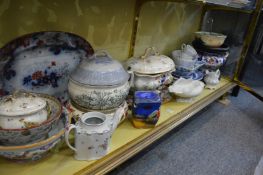 Various items of china to include tea pots, bowls, tureens etc.
