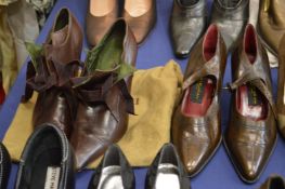 Eight pairs of Ladies designer high heel shoes by Chanel, Donna Karran and others, size 4 & 5 (35 &