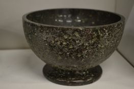 A serpentine bowl.
