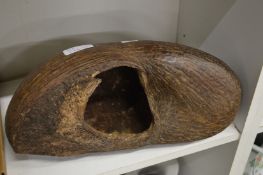 A coco de mer kashkool.