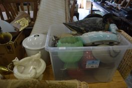 Miscellaneous collectables to include model yacht.