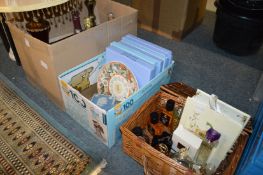 Perfume, Wedgwood china, lamps etc.