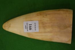 A whale tooth.