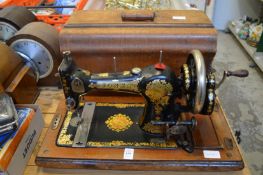 An old Jones sewing machine.